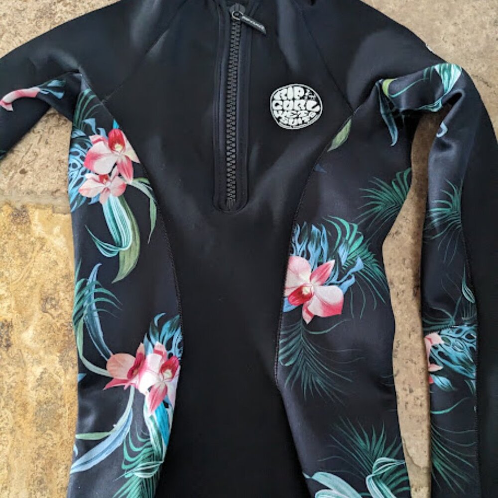 Rip Curl Womens G-Bomb 1mm Long Sleeve Front Zip Neo Jacket Size 4 - Picture 4 of 6
